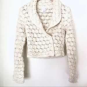 WHBM Crochet Blazer